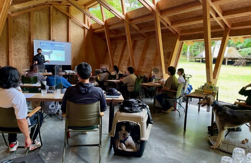 愛犬同伴セミナーの様子